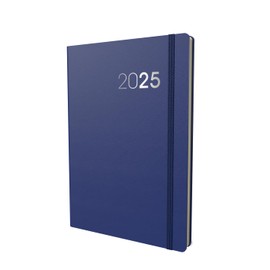 Collins Legacy 2025 Planner - A5 Week To View Diary - Blue - (CL53.60-25) - Professional Weekly Planner with Soft Touch Cover