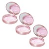 Qeuly 3 Pack Eyelash Case, Circle lash Packaging Case with