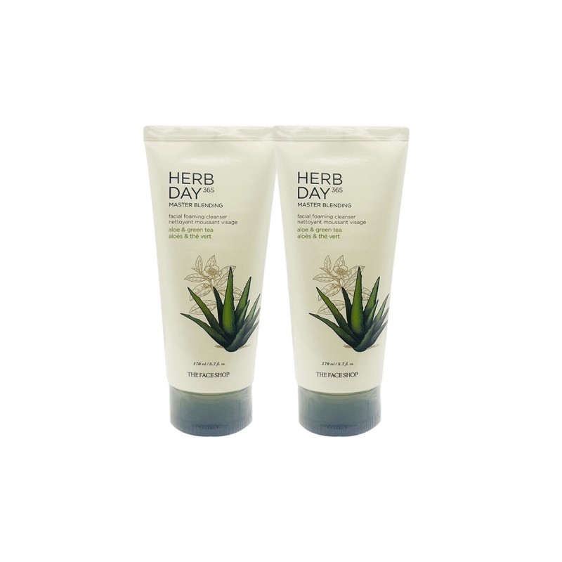 The Face Shop Herb Day Master Blending Facial Cleansing Foam