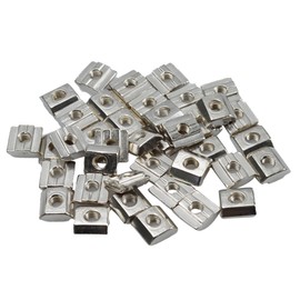 Runseaway 60Pcs 30 Series T Sliding Nut Hammer Nut Block Square Nuts M8 Thread T Nuts for 2020 Aluminum Profiles T Slot 8mm, Ideal for CNC Router, 3D Printer, Extrusion Frames