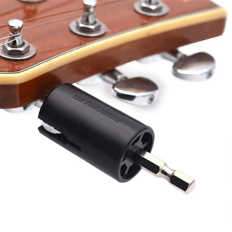 Hexagonal Drill Bit Tuning Peg Winder For Electric Acoustic Guitar