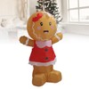 Valentines Day Inflatables Gingerbread Girl Waterproof Thickened Blow Up Gingerbread