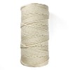 eJoyce 3 mm x 109-yards Macrame Cord Natural Soft Cotton
