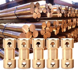 5 x Joint Coupling Transfer Copper Axle Coupling Iron Motor Coupling with Socket (2.3-4.0 mm)