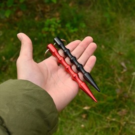 Kubotan Keychain for Personal Safety Red 7ea