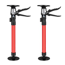 2 Pack Cabinet Jacks for Installing Cabinets, 20" to 45" Adjustable Third Hand Support Pole, Telescopic Cabinet Lift Jack for Drywall, 220 LB Capacity