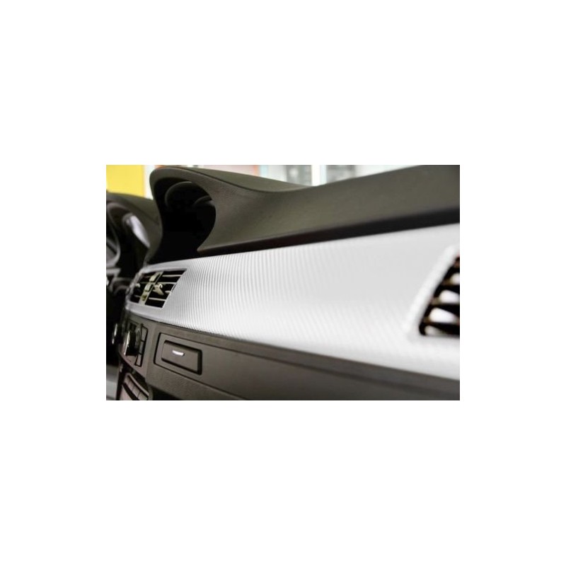 VViViD® XPO White Carbon Fiber Car Wrap Vinyl Roll with