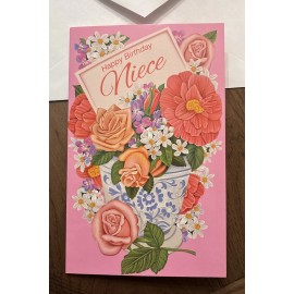 Stockwell Greeting Cards Birthday Niece Kind Warmhearted Generous 5'x7.75" Stockwell Greeting Card