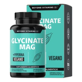 Glicinato De Magnesio 492mg De Alta Absorcin Con Piperina (pimienta Negra) - Bisglicinato Magnesio - Magnesio Complex - Glycinate Magnesium -...      