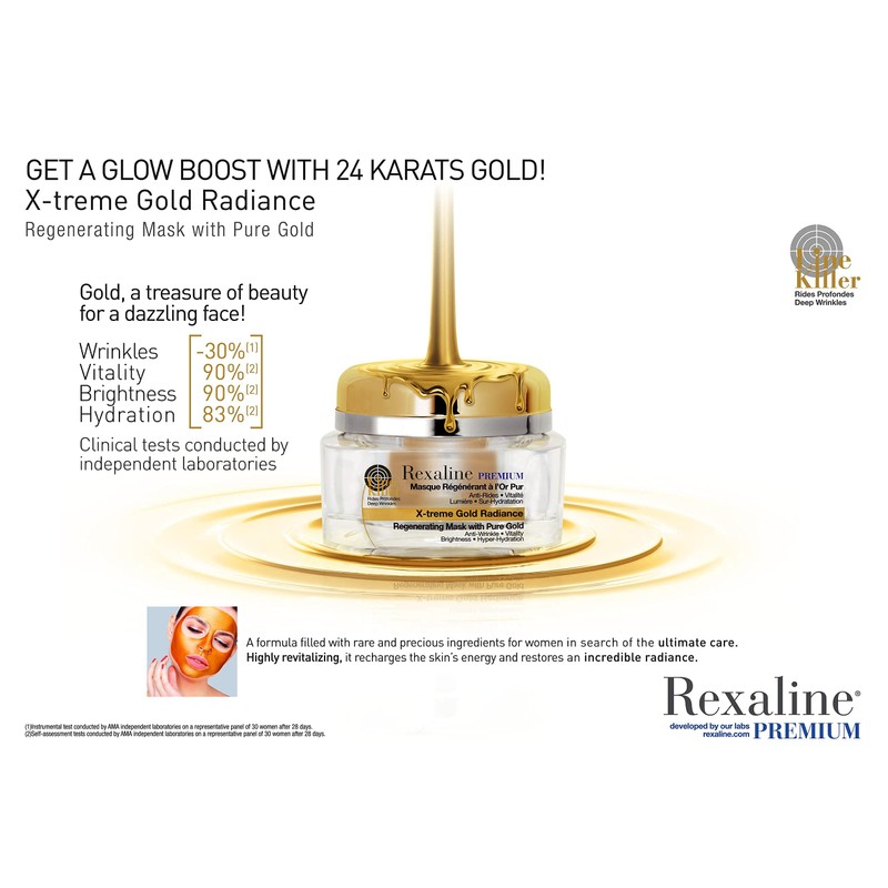 Rexaline X-treme Gold Radiance Mask 50ml
