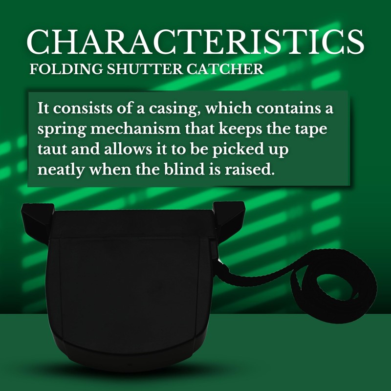 DOJA Barcelona Roller Shutter Belt Winder 14 cm Band Black