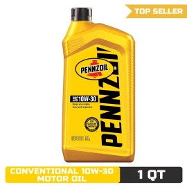 Pennzoil Conventional 10W-30 Motor Oil (1-Quart, Single-Pack)