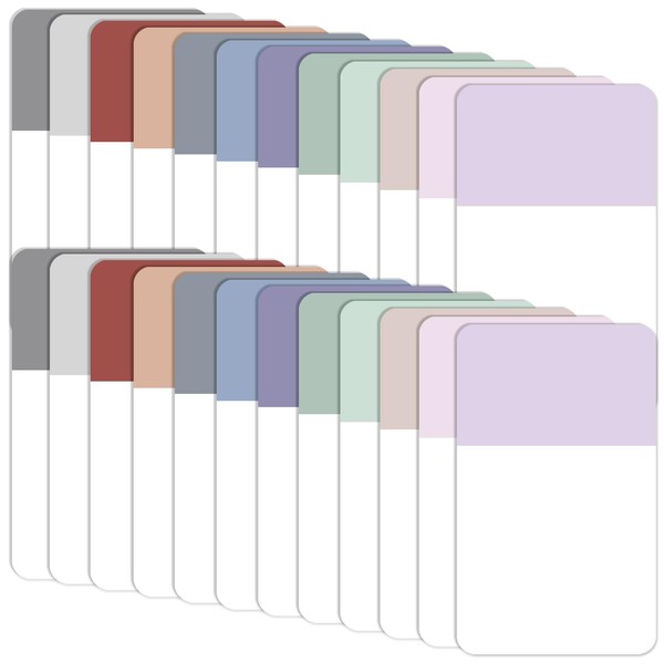 EOOUT 480 Pieces Sticky Tabs, Writable and Repositionable Filing Tabs
