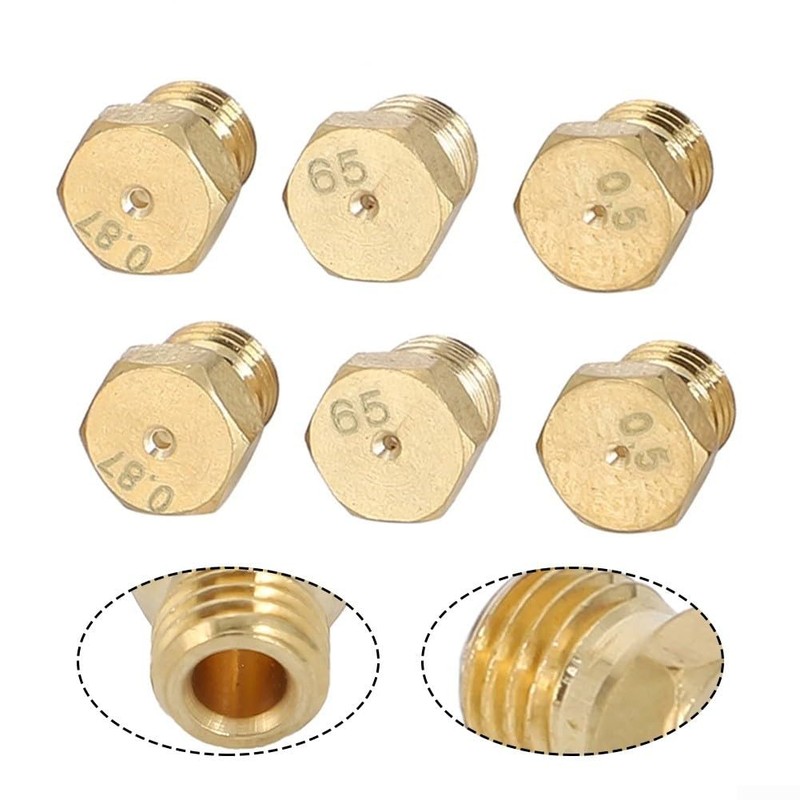 6 Pieces Burner Gas Natural Gas Hob for LPG Conversion