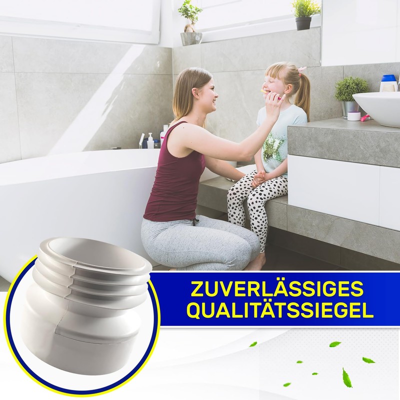 Flexible Plastic Toilet Sleeve Diameter 130 mm Height 100 mm