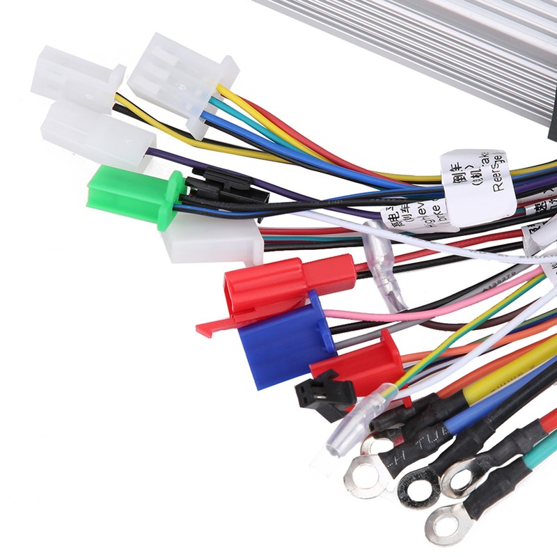 12Tube Dual Mode Rectangula E‑Bike Brushless Speed Motor Controller for