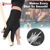 YFY Billiards Glove 3 Finger Pool Glove for Left Hand,