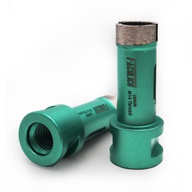 FACHLICH Diamond Drill Bits Tile Drill Bits 20 mm 2 Pieces Hole Saw M14 Thread for Concrete Worktops Marble Granite Artificial Stone Tile Brick Limestone