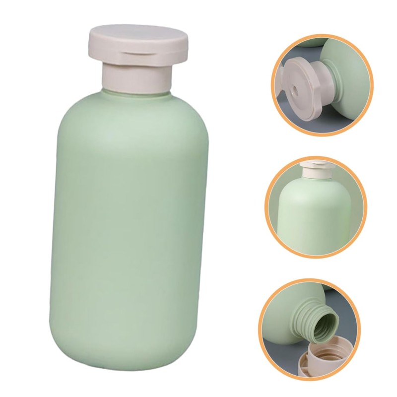 Outanaya 4pcs Travel Shampoo and Conditioner Bottles Avocado Dispenser for