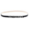 VALENTINO Belty Belt W100 Nero/Argento, Nero / Argento
