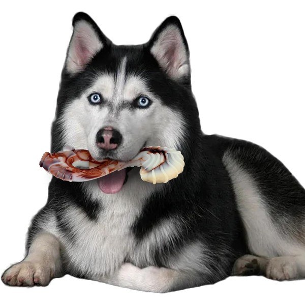 Mapneng Dog Chew Toys with Beef Flavor for Aggressive Chewers（squirrels）