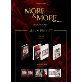 TWICE - More & More (9th Mini Album) Album+Folded Poster+Extra Photocards Set (A ver.)