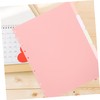 SEWACC 11hole Aesthetic Binder Dividers Tabs and Pockets for Notebooks