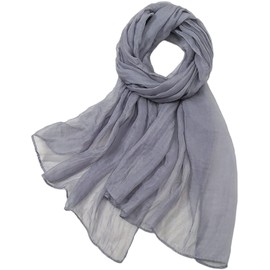 MAIRY Chiffon Scarf Ladies Chiffon Scrawl Flower Printed Wrap Scarf Sheer Wrap Wrap Shawl Lightweight Fashion Large Wrap 1770017