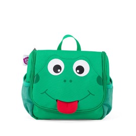 Affenzahn Wash Bag for Children Aged 1-3 Years, Children in Nursery, Customisable Green