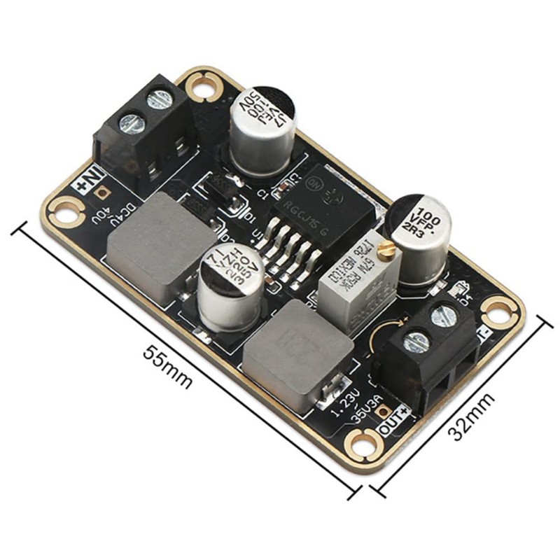 DollaTek DC-DC Adjustable Step-Down Power Supply Module V2.1 ADJ DC