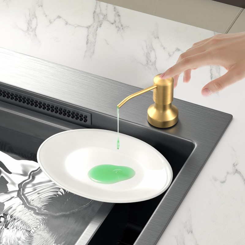 Soap Dispenser for Kitchen Sink, Kitchen Sink Soap Dispenser with