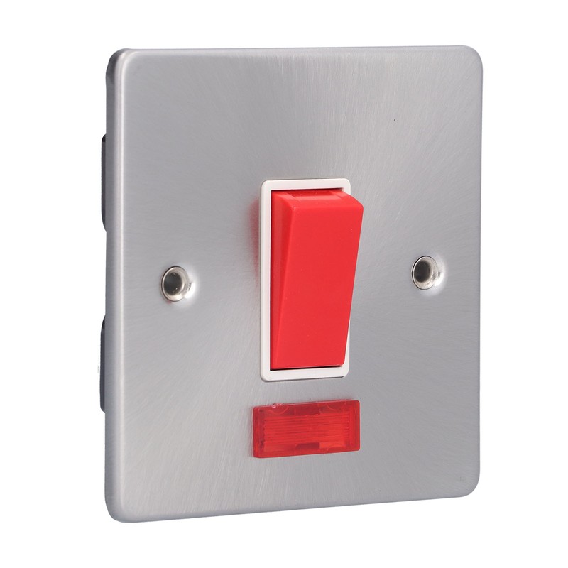 Wall Plate Switch Double Inlet Outlet 45A Air Conditioning Panel