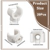 GORGECRAFT Pack of 20 12 mm PEX Clips Pipe Clips