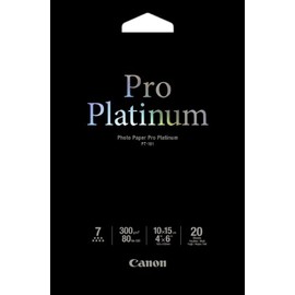 Canon PT-101 – Pro Platinum Photo Paper, 10 x 15 cm, 20 Sheets