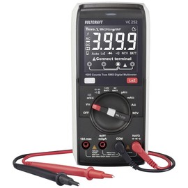 VOLTCRAFT VC252 Handheld Multimeter Digital CAT III 600 V Display (Counts): 4000