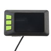 Electric Bike LCD Display Meter ABS 22.5mm 24V 36V 48V