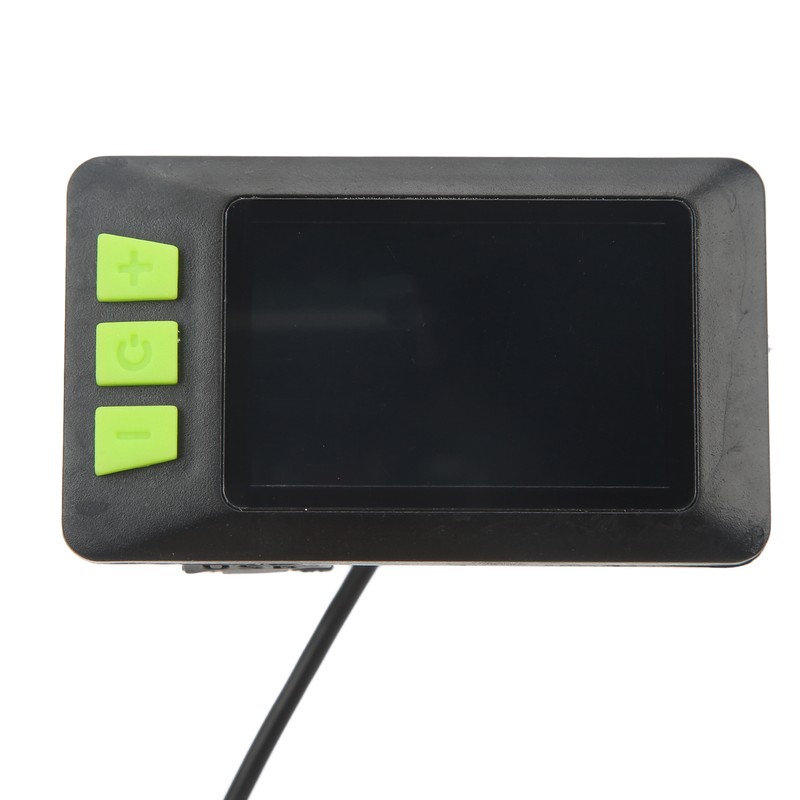 Electric Bike LCD Display Meter ABS 22.5mm 24V 36V 48V
