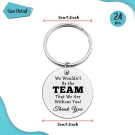 24Pcs Team Gifts for Employees Colleagues Thank You Gifts for Boss Team Leader Appreciation Gift for Coach Mentor