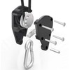 Senua 2 Pairs Ratchet Hangers 1/8 Inch Adjustable Heavy Duty