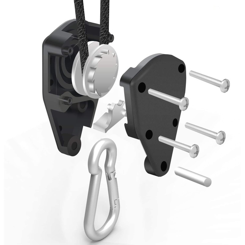 Senua 2 Pairs Ratchet Hangers 1/8 Inch Adjustable Heavy Duty