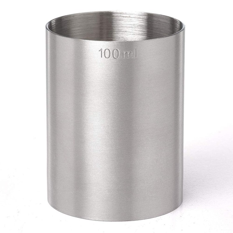 Barfly Thimble Measure, 100 ml., Stainless Steel