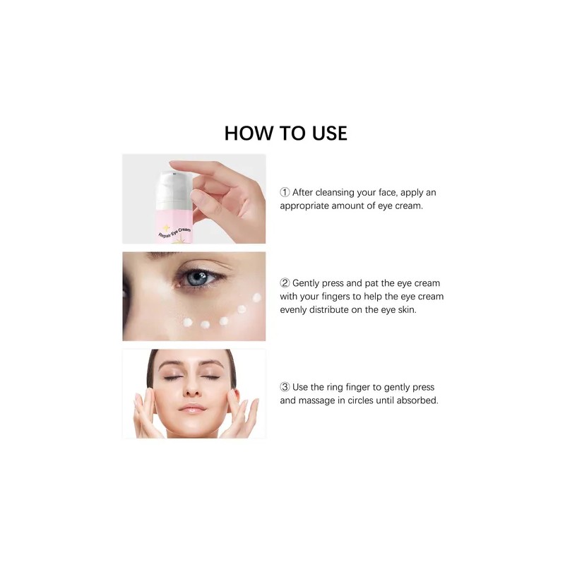 R Instant Eye Cream Crema Hidratante Para Ojos Anting Wrinkl