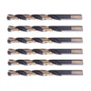 6PCS,11/32", Black and Gold Drill Bits Set