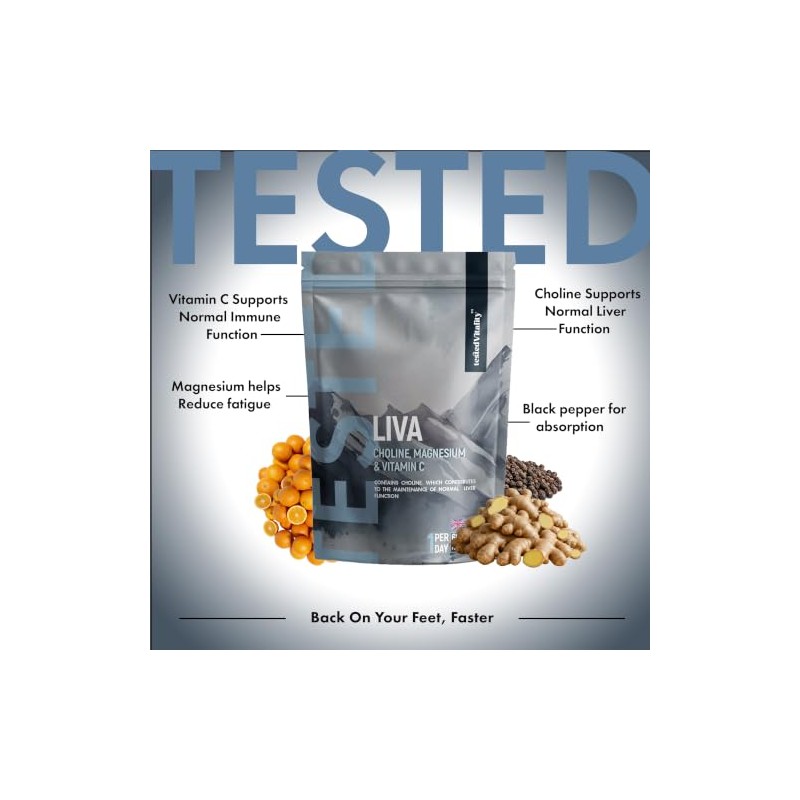 Liva Choline Complex Capsules | Supports Normal Liver Function with