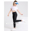 Domee Girls Yoga Leggings Sports Dance Pants Pack of 3