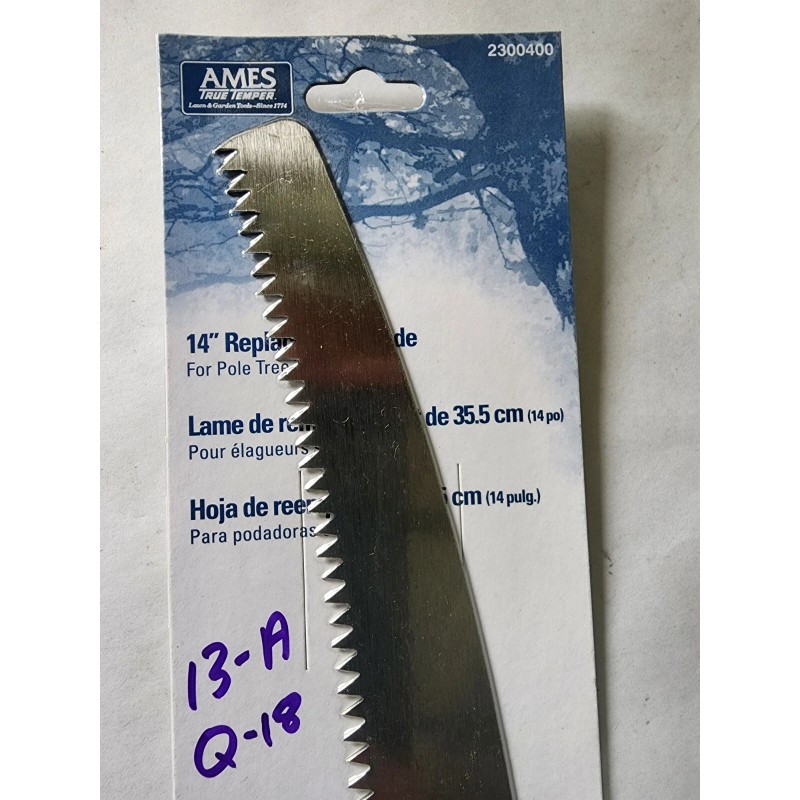 Ames True Temper 2300400 14" Pole Pruner Replacement Blade