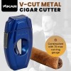 Xikar VX2 V-Cut Cigar Cutter, Up to 70 Ring Gauge,