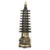 Alloy WenChang Tower Model for Bedroom Home, Vintage Chinese Tower
