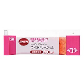 Marvy Low Calorie Strawberry Jam, 0.5 oz (13 g) x 50