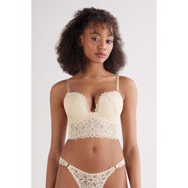 Intimissimi Woman's Italian Riviera Monica Bustier in Ivory, Size 36B
